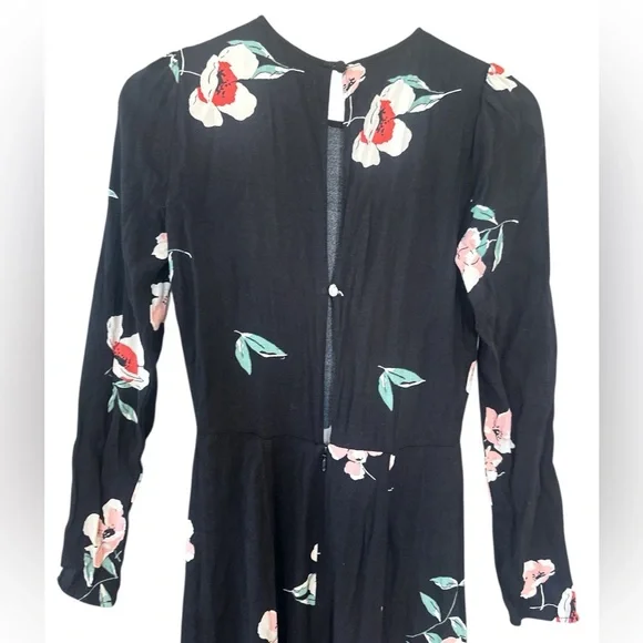 Reformation Vanessa Floral Print Long Sleeve Midi Dress - Picture 9 of 11